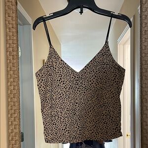 Spotted Tan Cami Top